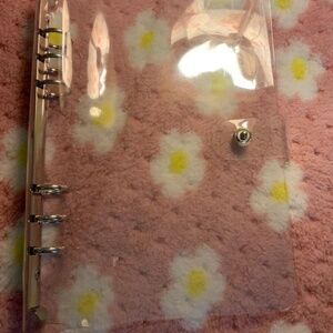 Clear ringed binder A5